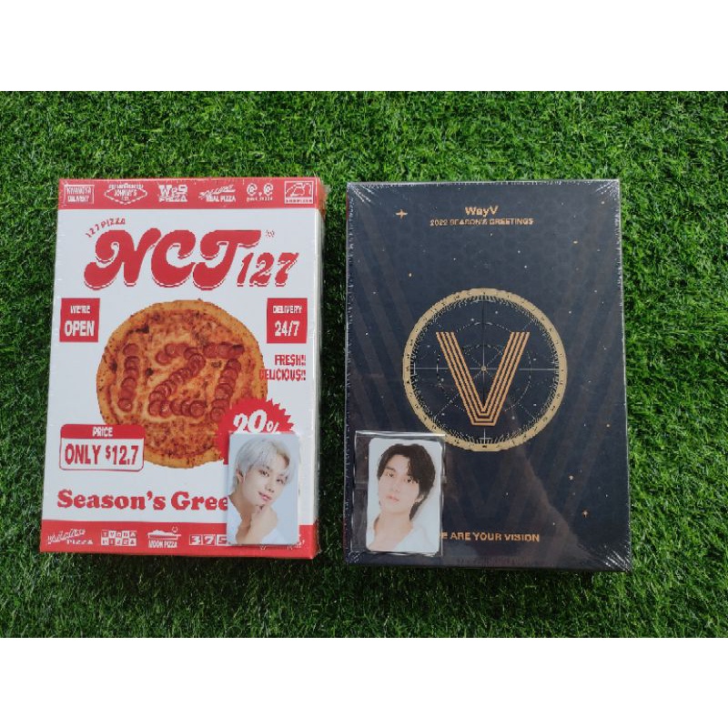 READY STOCK SEASON GREETING NCT 127 , WAYV FULLSET + BENEFIT KTOWN