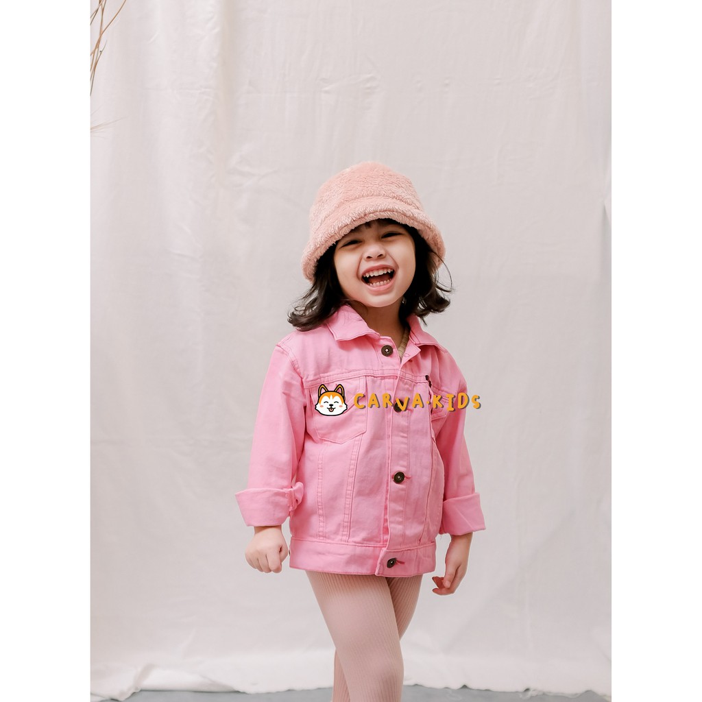 JAKET JEANS ANAK LAKI LAKI PEREMPUAN ORIGINAL DENIM JAKET BAYI JEANS POLOS REALPICT