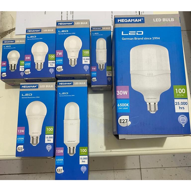 Lampu LED Megaman T-Bulb 6500K (Putih Kebiruan)