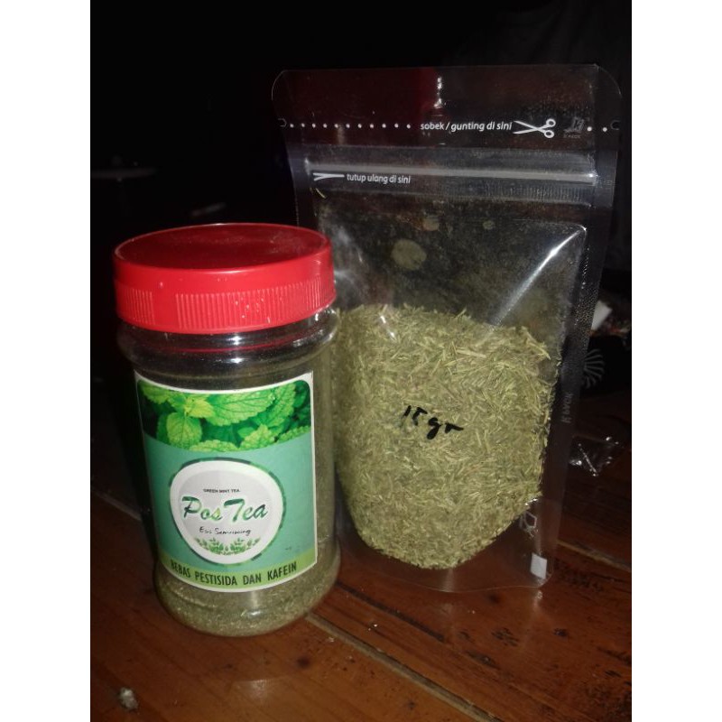 

Serbuk daun mint kering organik bebas pestisida