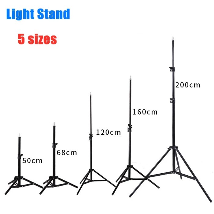 Tripod tripod alumunium stand softbox reflektor smartphone termometer dinding - 180 cm(P5T5) Tripod 