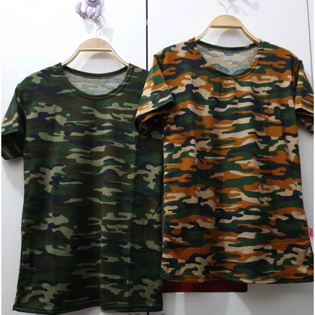 Bahan Wafel Army Ukuran L 2 Warna Harga Terjangkau