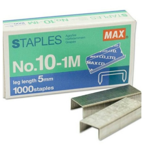 

Isi Staples Max No 10 - 1M / Refill Stapler No 10