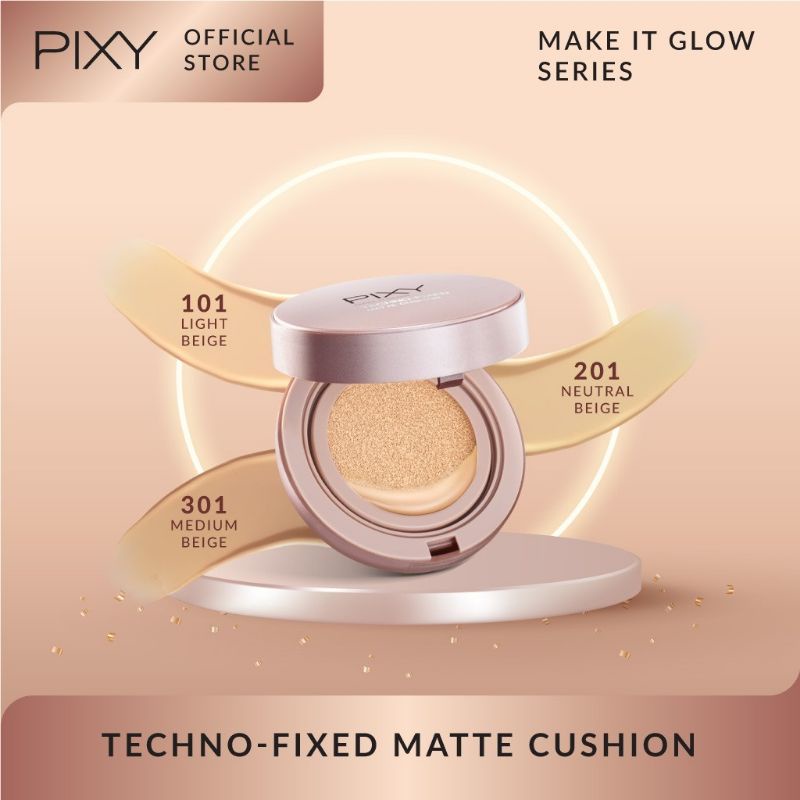 Pixy TECHNO Make It Glow Fixed Matte Cushion | Refill