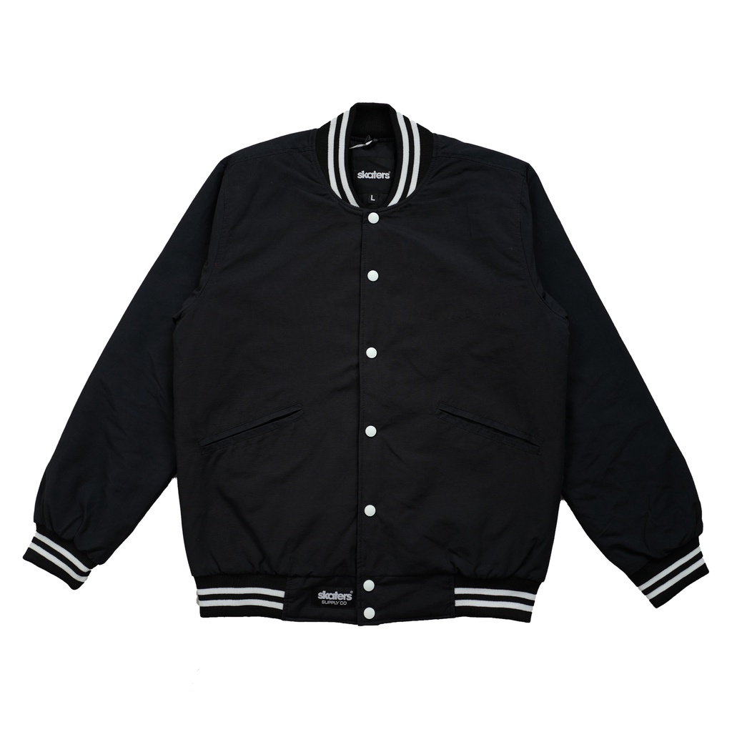 Skaters Varsity Jacket Atlas TD017 Black