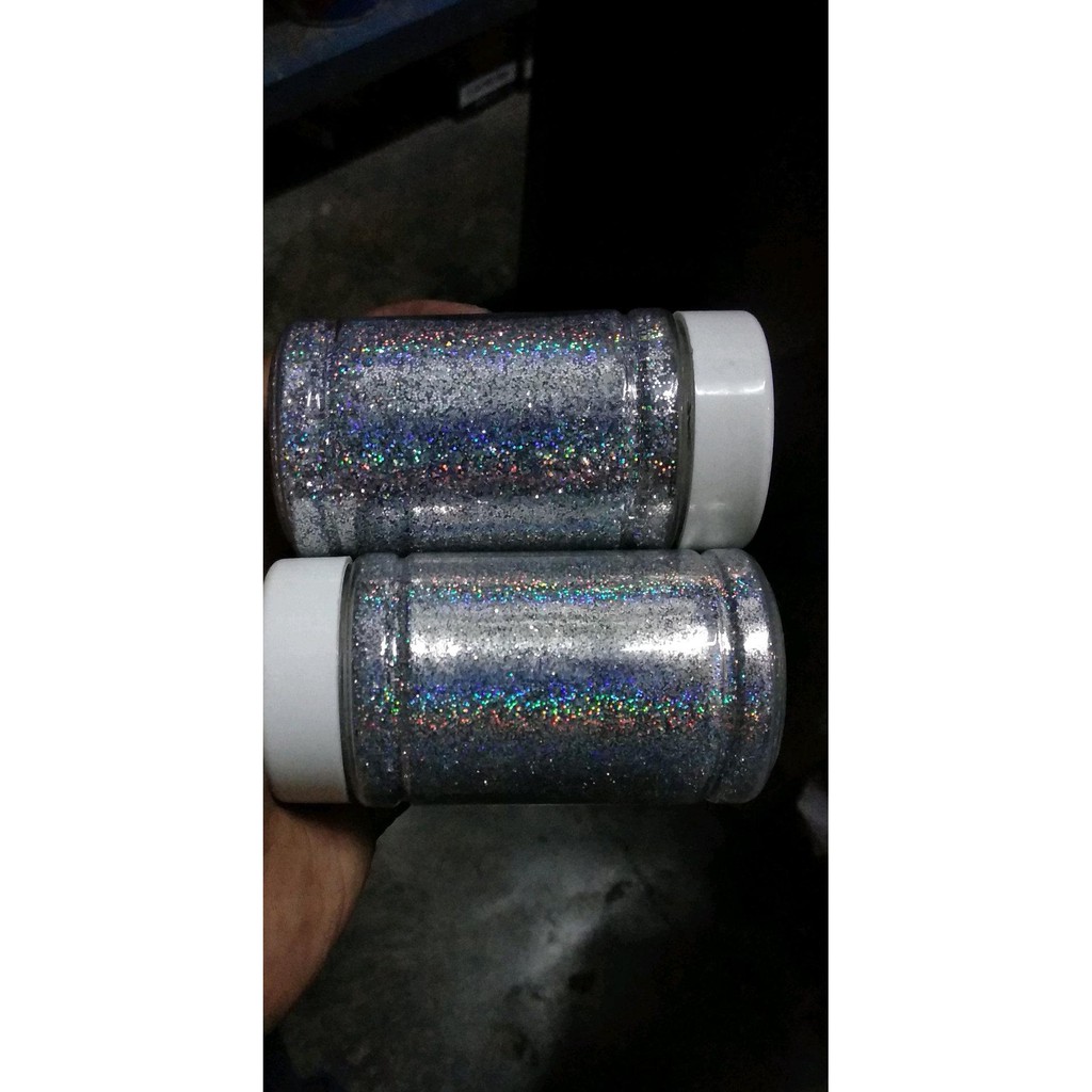 Jual Cepat Xeralic Gliter Bubuk Silver Hologram