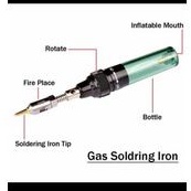 solder gas butane iron pen portable
