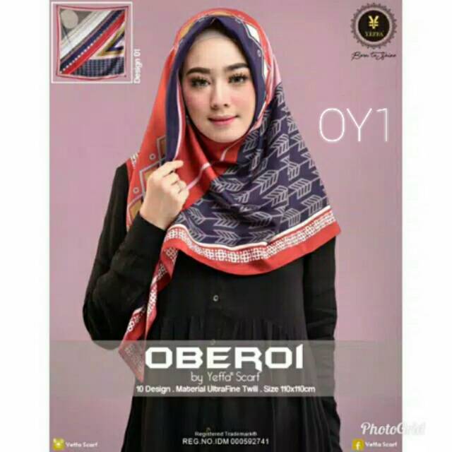 Jilbab segiempat oberoi by yeffa scarf