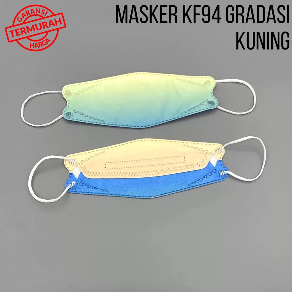 MATAHARI - MASKER KF94 PELANGI GRADASI RAINBOW ISI 10lbr MASKER KEKINIAN HIGH QUALITY