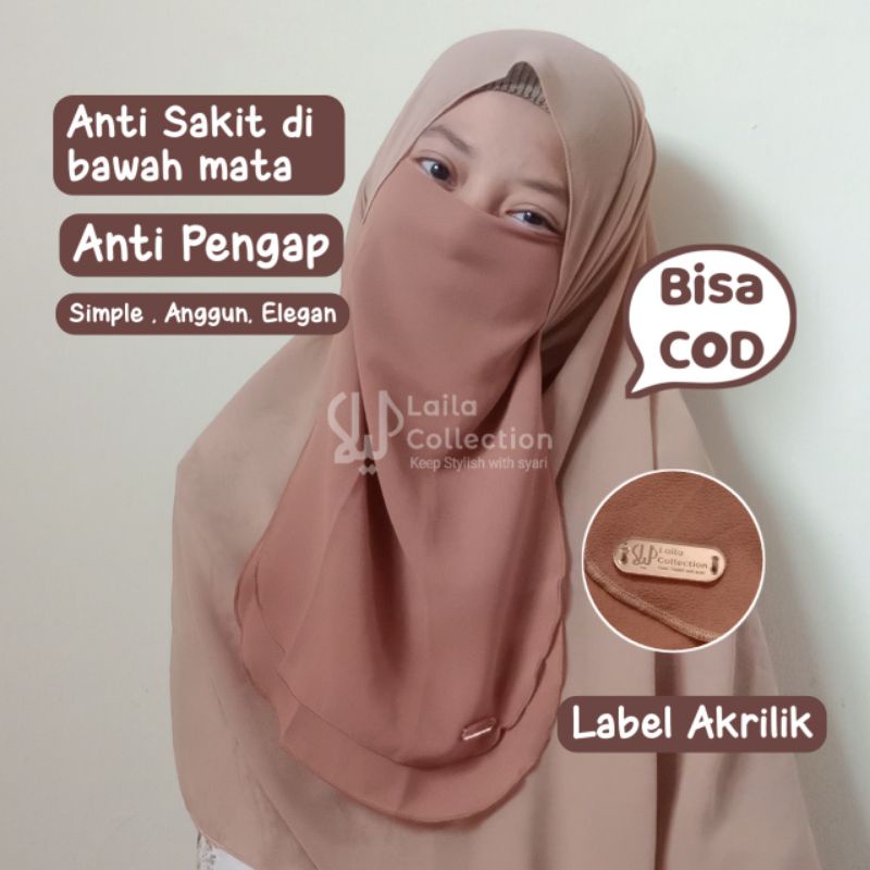 Cadar Tali 2 layer murah babydoll label akrilik