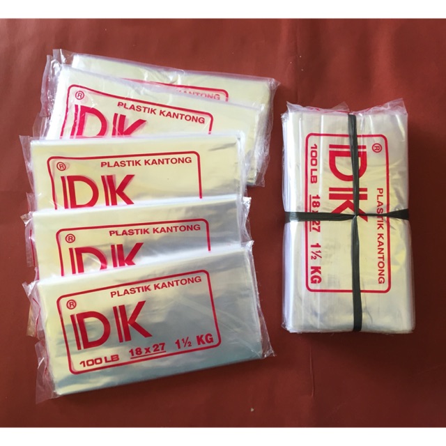 PLASTIK PP BENING MERK DK ukuran 18x27 1 1 2 KG an PLASTIK PP BENING MERK DK ukuran 18x27 1 1 2 KG an