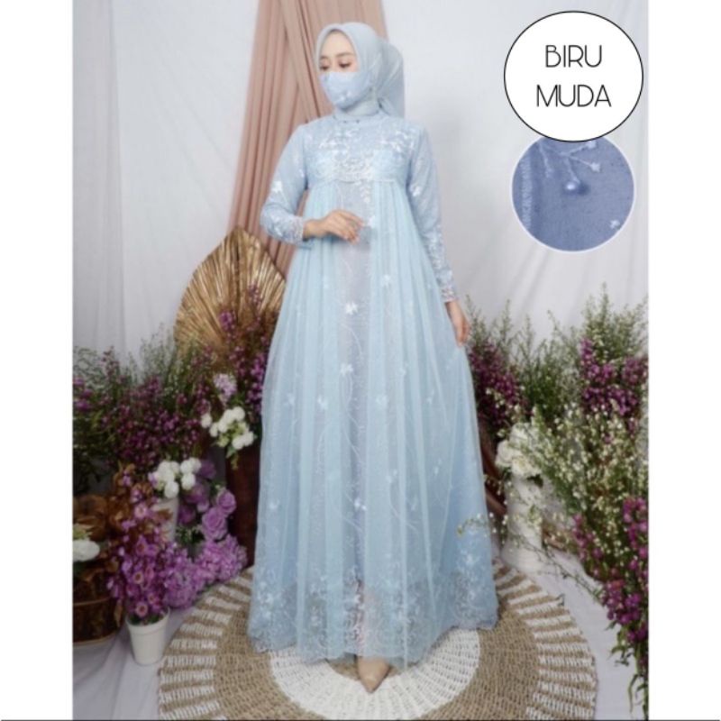 [MODEL BARU] GAMIS MAXI AURELIA/ GAMIS TILE TUTU/ GAMIS MUSLIM/ GAMIS PESTA/ GAMIS BRUKAT MUSLIM-6