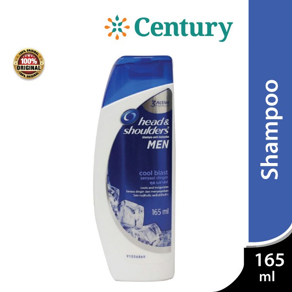 Promo Harga Head & Shoulders Men Shampoo Cool Blast 165 ml - Shopee