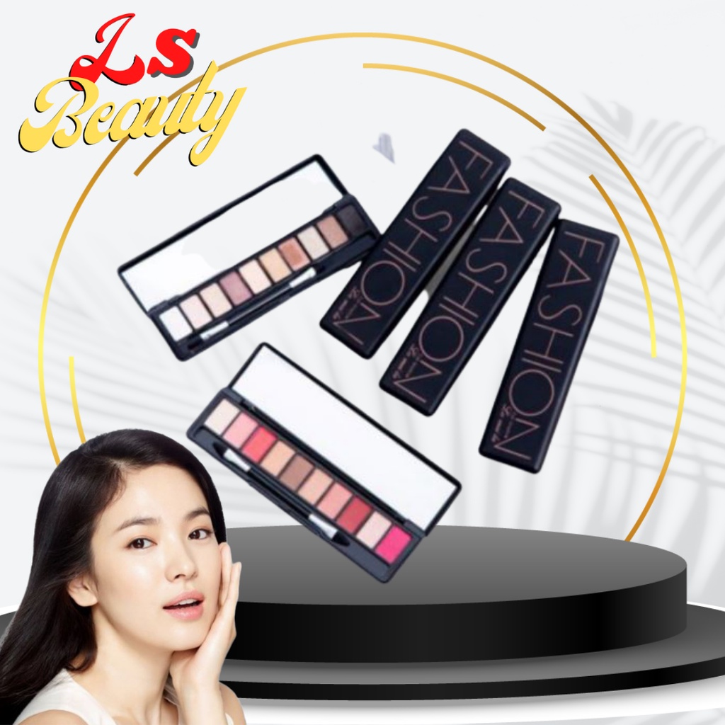 LAMEILA Fashion Matte Eyeshadow Pallet Makeup 10 Warna COD LS 9999