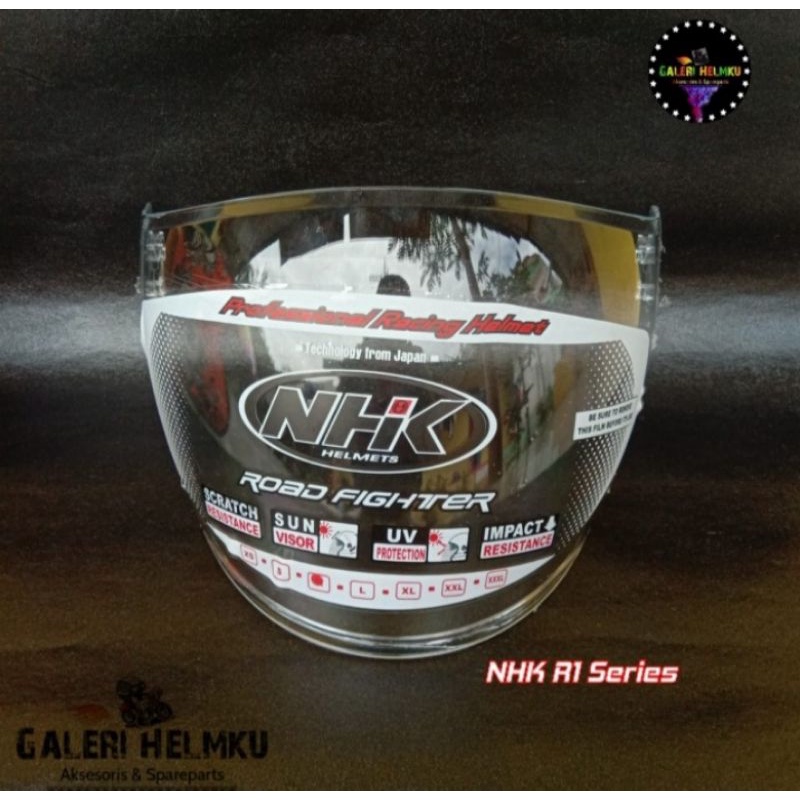 Kaca Visor Helm NHK R1 Original Helm NHK R1 / Visor Nhk R1 Grosir Termurah