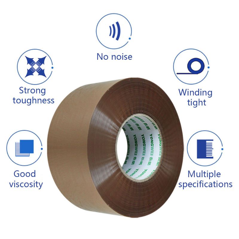 SIY  Strong Waterproof Parcel Wide Tape Low Noise Packaging Box Adhesive Sealing Packing Cellotape