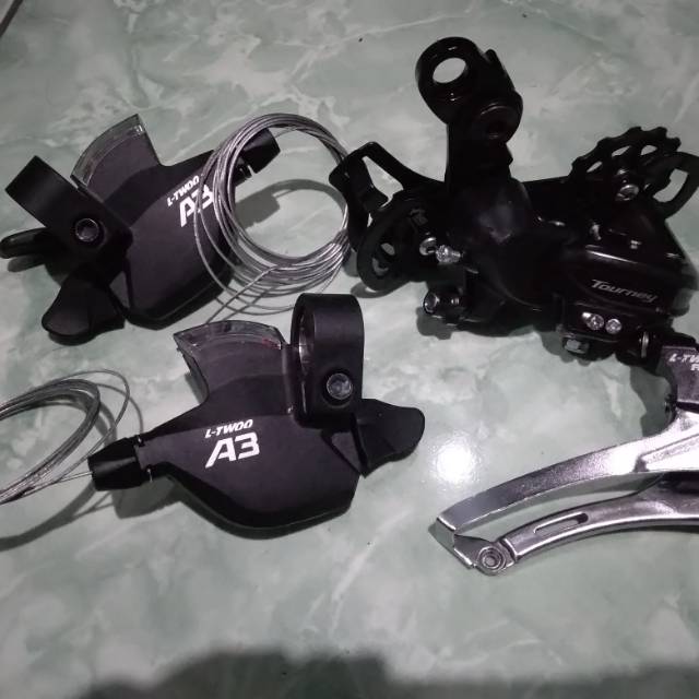 Shifter Lwtoo a3 kiri kanan fd ltwoo rd tourney 8 speed