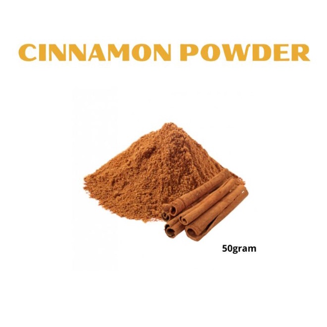 

CINNAMON POWDER / CINNAMON BUBUK KAYU MANIS - 50GR