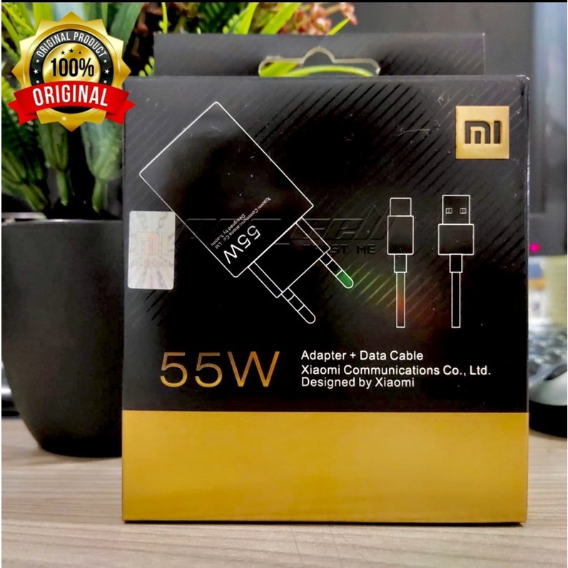 CHARGER XIAOMI ORI TYPE C TURBO CHARGE 55W REDMI NOTE 8 9 10/ 9 PRO/ 10S/10 PRO/mi 10/10t/ 10C/mi 11/11t/Poco M3/X2/X3 PRO/F3