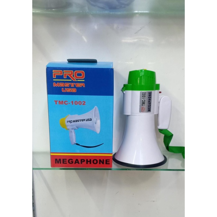 TOA Megaphone - Pengeras Suara - Pro Master TOA PENGERAS SUARA - ALARM - REKAM - RECHARGEABLE | TMC 1002