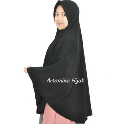 Hanya Di Shopee Khimar Pet Jumbo Antem Syari Kerudung Jilbab Hijab Lebar Murah Wolfis