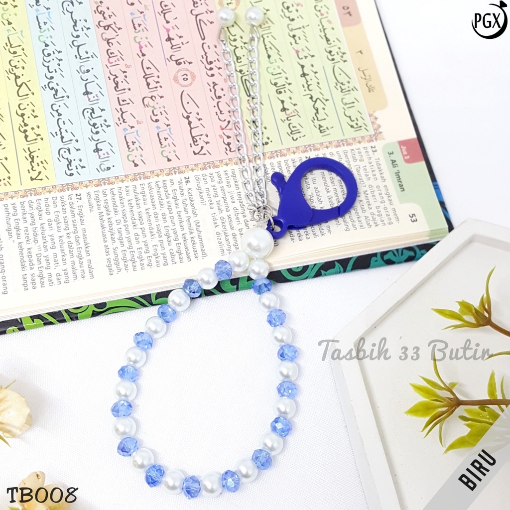 PGX Tasbih Gantungan Kunci 2in1 Isi 33 Butir Fashion Muslim TB008