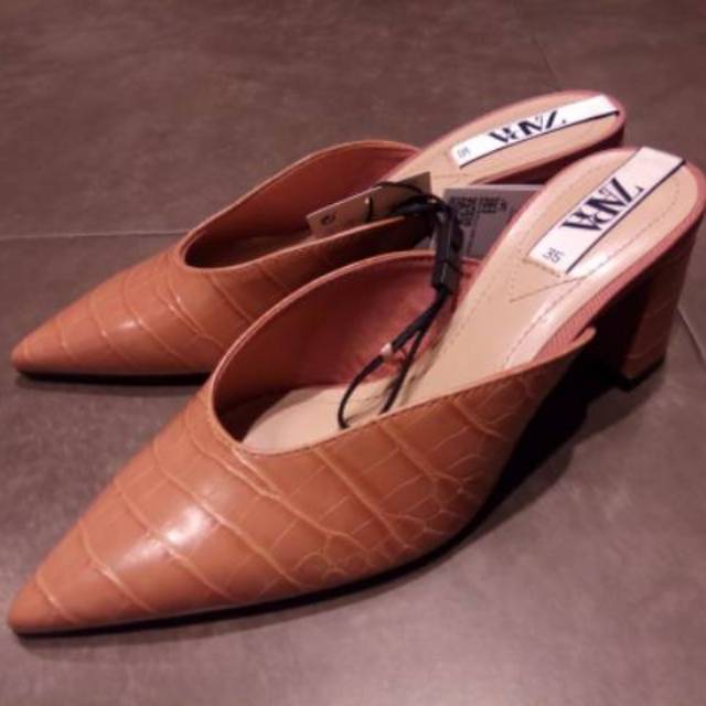 Zara kitten heels shoes