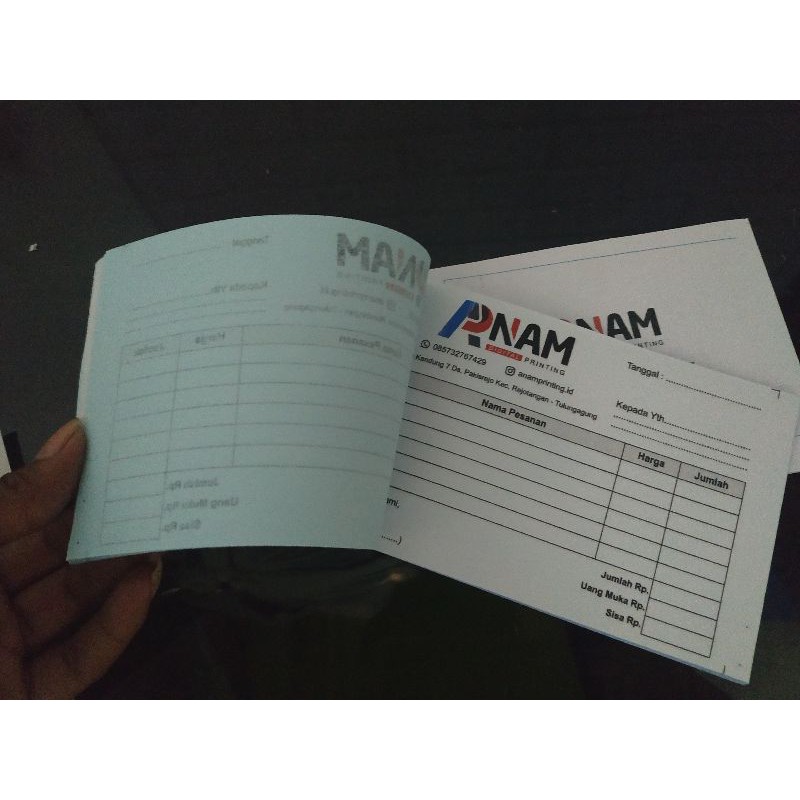 

Nota NCR 2 Ply Custom Ecer Murah 1/4F4