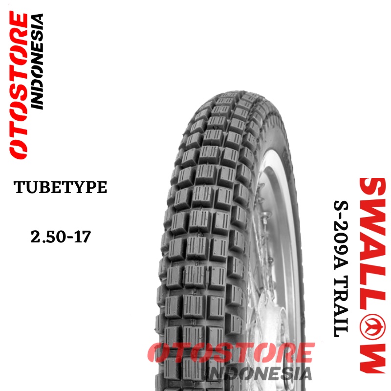 Ban Luar Motor Swallow Trail S209A 250 Ring 17 Tube Type