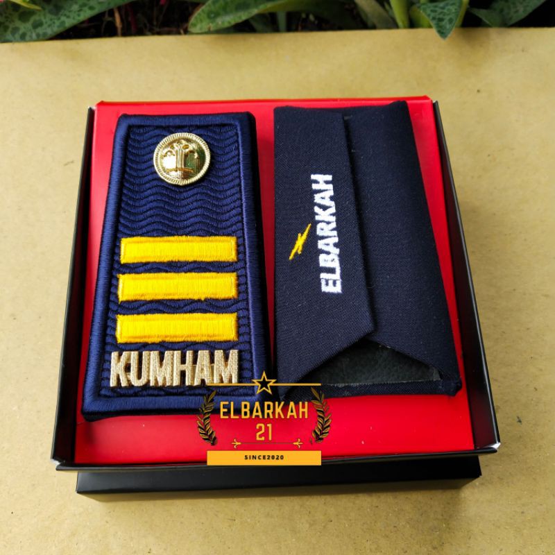 (COD) PANGKAT KUMHAM 3C TERBARU WARNA ABU PDH BORDIR MOTIF TIMBUL [SUPER PREMIUM] pangkat kumham terbaru warna abu pdh bordir