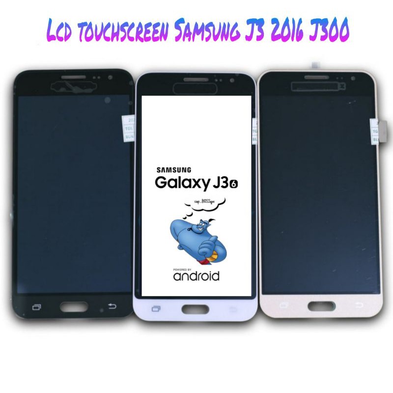 Lcd touchscreen Samsung J3 2016 J300 fullset ori oem