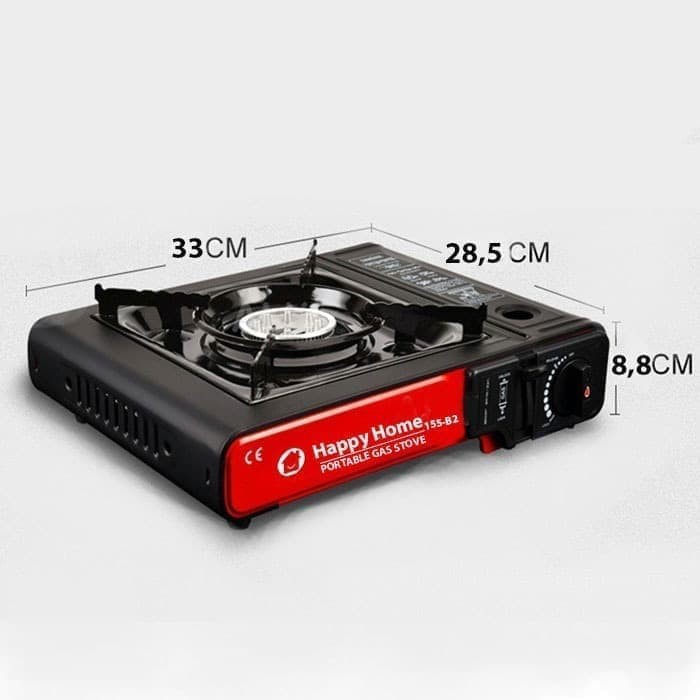 Happy HOME Kompor Portable Camping B-155 Gas Stove 2in1