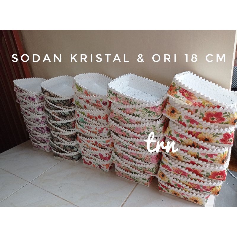 SODAN PLASTIK 18 CM 1 SLOP 12 PCS FREE NAMA / KEPE SODAN / KEPE PLASTIK