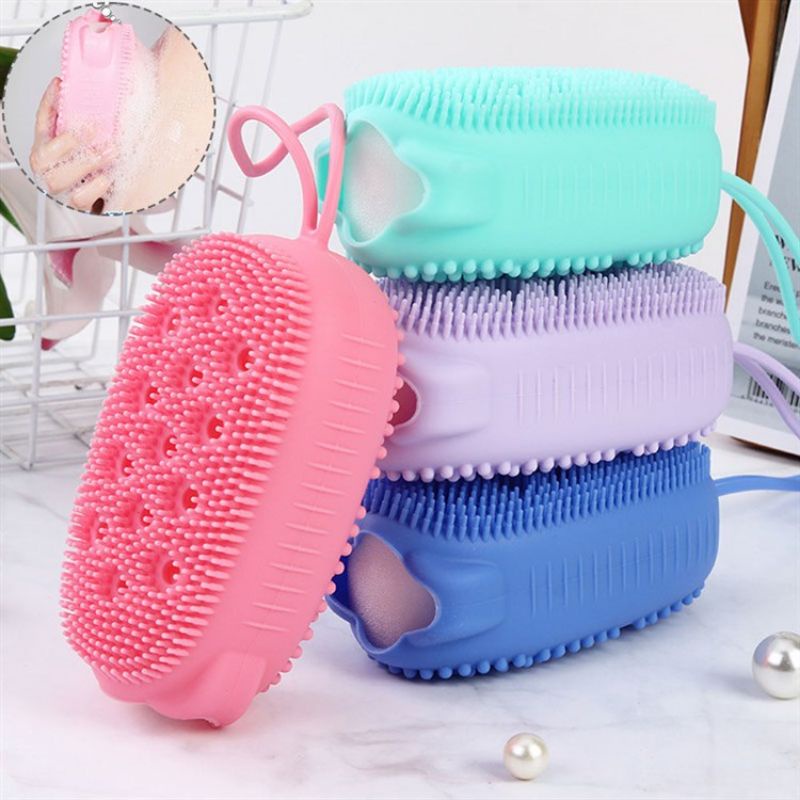 sikat mandi Silikon | Sponge mandi silikon Sabun Cair | Sikat Badan Silikon