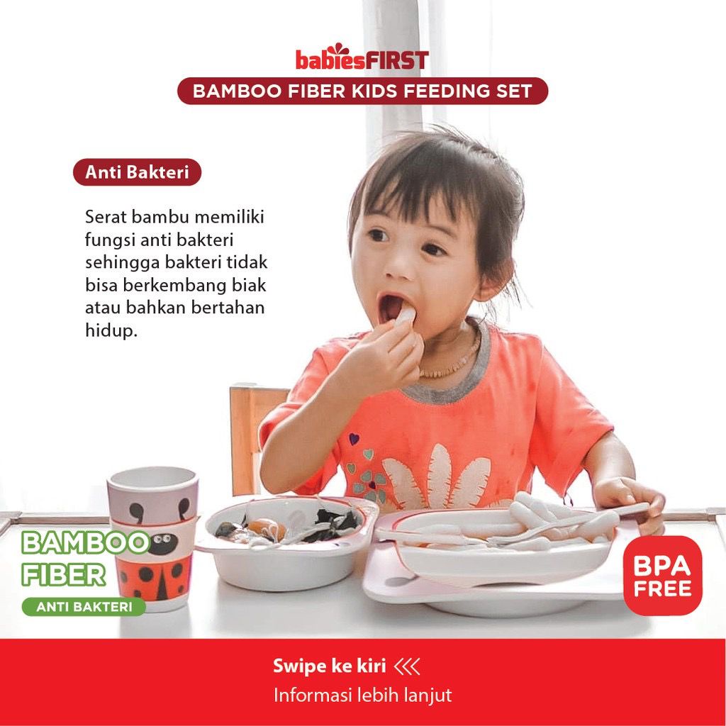 BabiesFirst Feeding Set Animal BF501 - Peralatan Makan Bayi