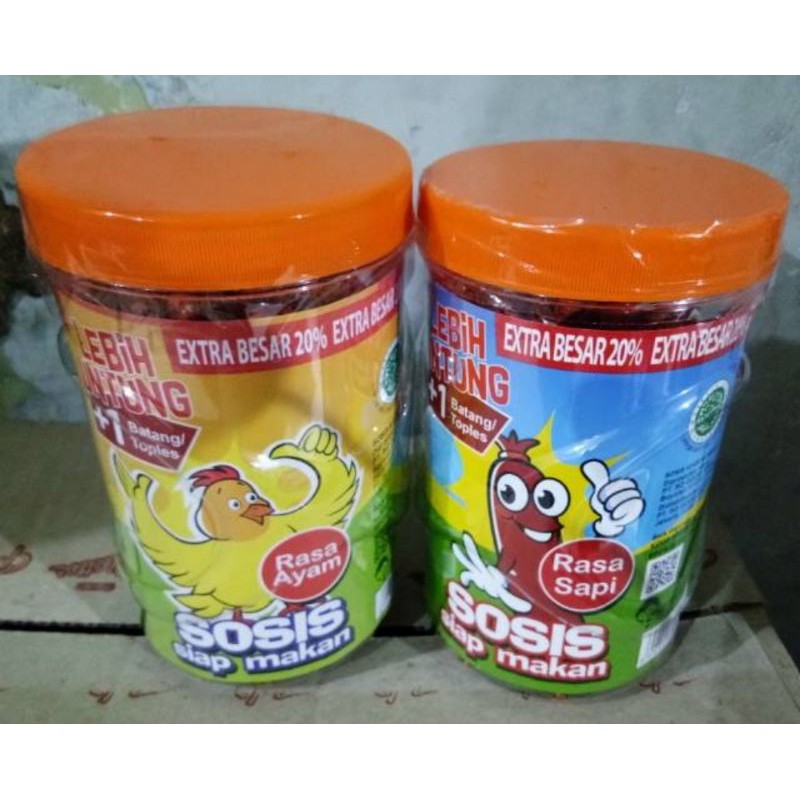 

Sosis So Nice Rasa Sapi Dan Ayam 1 Toples Isi 24pcs