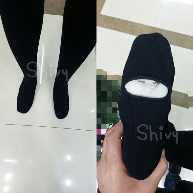 Legging Wudhu Tutup Kaki Wanita Import Premium Katun Melar Jumbo