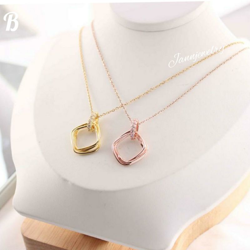 kalung titanium new fashion korea anti karat KT-92