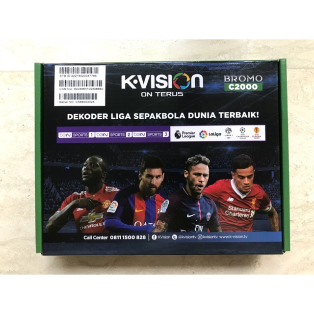 Receiver K-Vision C-Band C-2000+Bonus Paket juara selama 30 hari