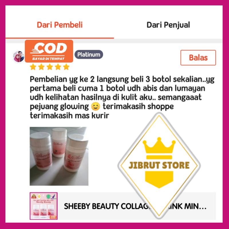 SHEEBY BEAUTY COLLAGEN DRINK MINUMAN KOLAGEN 50gr