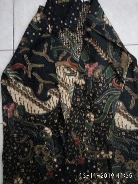Peksi Luhur Kemeja Batik Pria Lapis Furing Katun Primisima Batik Cabut Batik Solo Batik Pria Modern