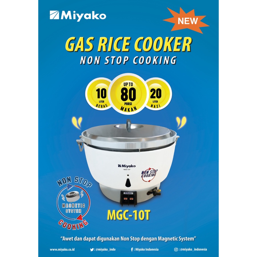 MIYAKO Gas Cooker MGC-10T