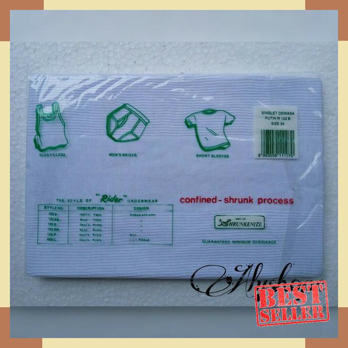 Promo SINGLET RIDER / KAOS DALAM RIDER / SINGLET RIDER PUTIH