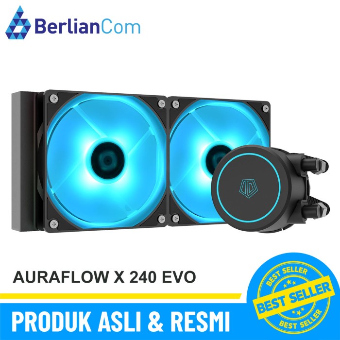 ID-COOLING AURAFLOW X 240 EVO RGB Sync AIO CPU Liquid Water Cooling