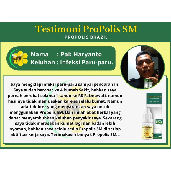 Obat Paru Paru Basah - Obat Asma, Obat Penyakit paru obstruktif kronis (PPOK), Obat Penyakit Paru Interstisial, Obat Hipertensi Pulmonal, Obat Fibrosis Kistik, Obat Pneumonia, Obat Kanker Paru Paru, Obat Tuberkulosis (TBC) Atasi Dengan Walatra Propolis SM