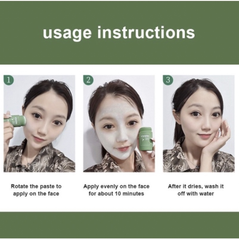 Peach Cleansing Clay Stick Komedo Masker Wajah Mask BQ020