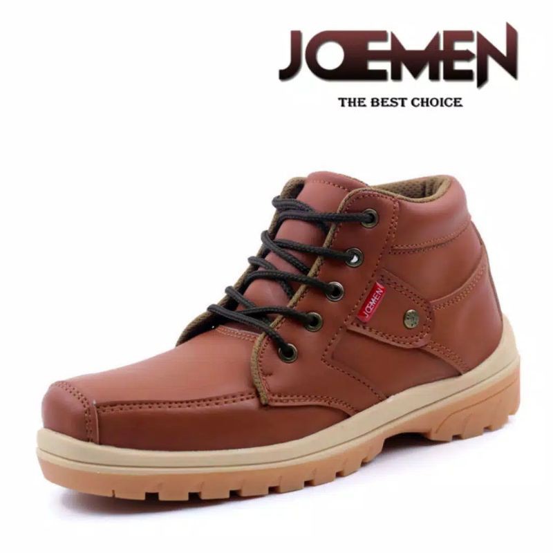 SEPATU KULIT PRIA BOOT JOEMEN ORIGINAL IMPORT TRENDI FASHION