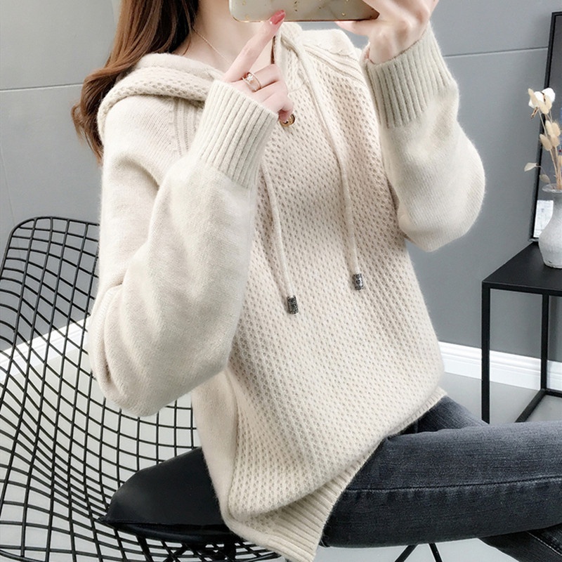 Sweater Cardigan Korea Wanita Bahan Halus Lembut Tebal Premium Import - Jaket Sweter Wanita Lucu Ori