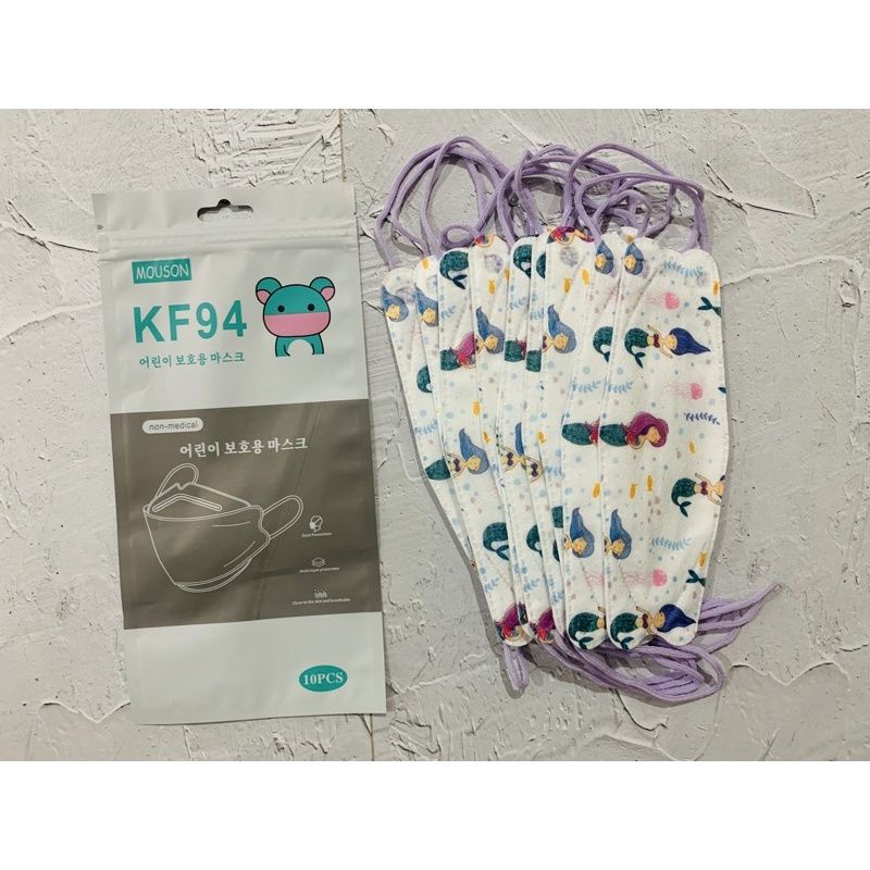 masker kf94 anak mouson motif lucu masker kf94 earlop isi 10