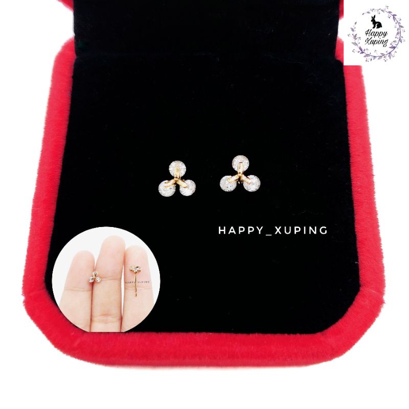 GIWANG XUPING ASLI TITANIUM FASHION KOREA LAPIS-EMAS MODEL TIGA MATA XUPING ORIGINAL